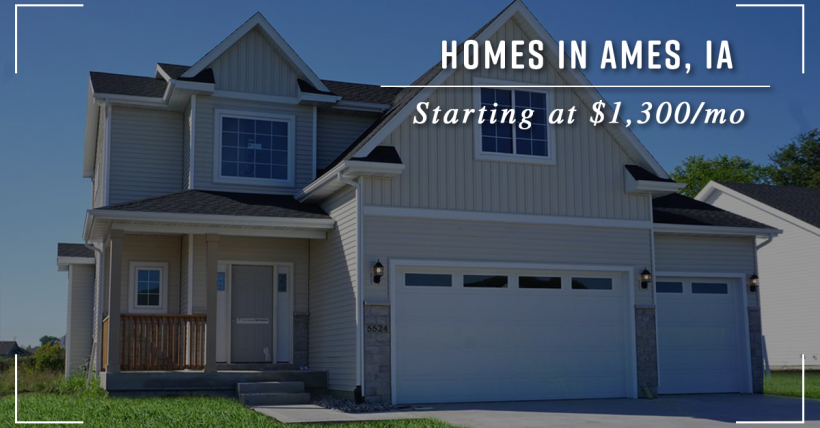 Homes Starting at $1,300 a Month!